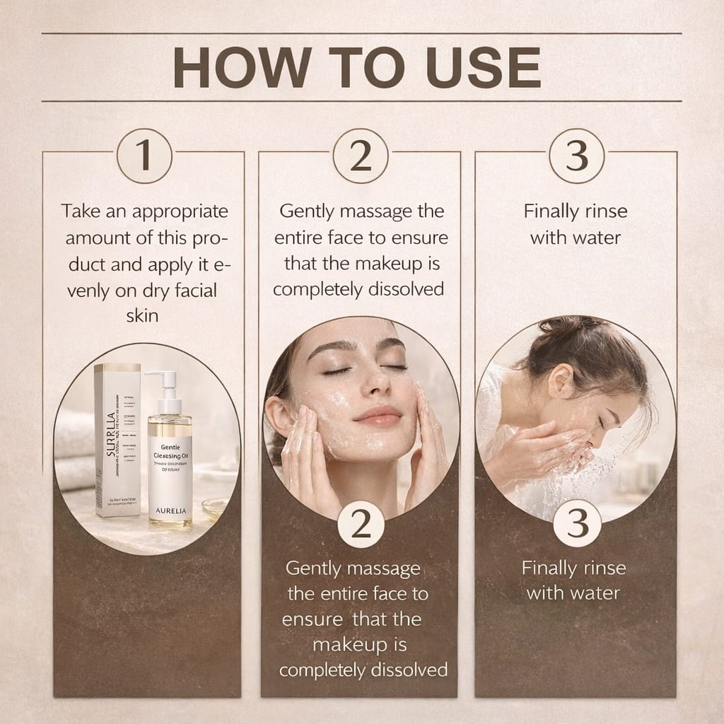 Gentle Cleansing Oil for Makeup Removal & Soft Skin – Aurelia Cura - AURELIA CURA