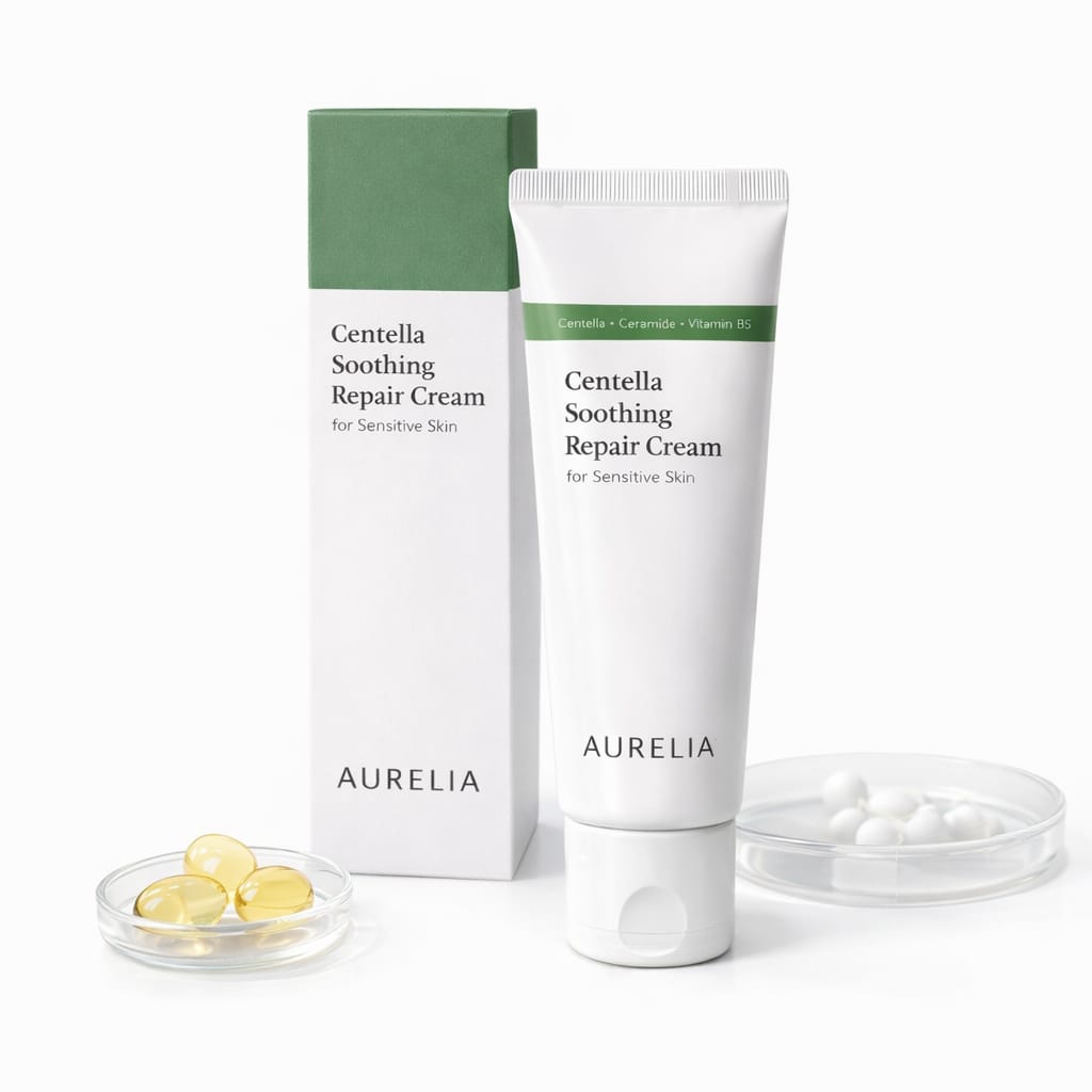 Centella Soothing Repair Cream for Sensitive Skin – Aurelia Cura