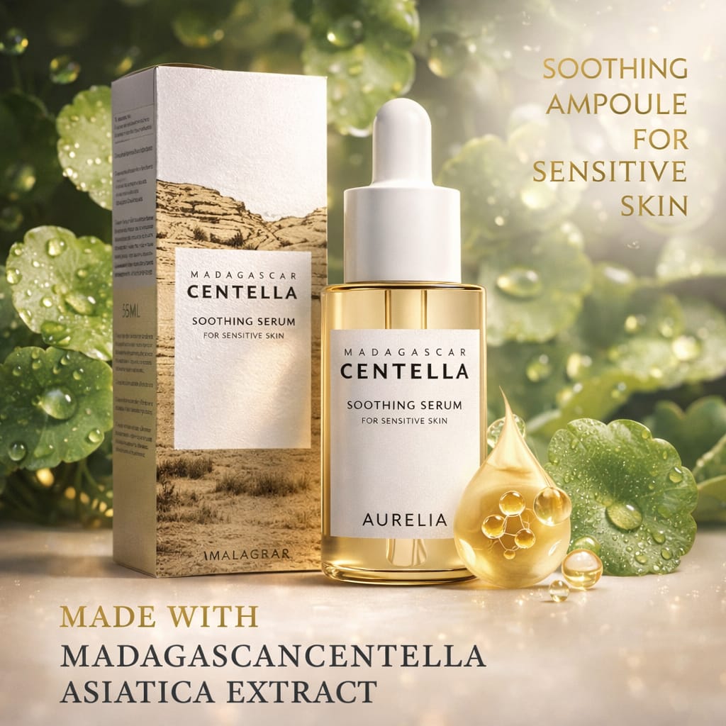 Madagascar Centella Calming Serum – Sensitive Skin – Aurelia Cura - AURELIA CURA