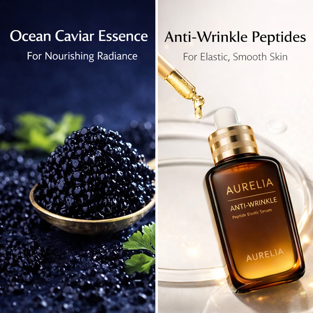 Caviar Collagen Renewal Serum & Cream – Aurelia Cura - AURELIA CURA