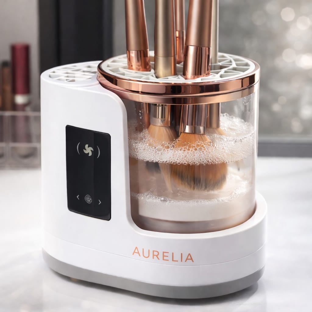 Automatic Makeup Brush Cleaner & Dryer – Aurelia Cura - AURELIA CURA