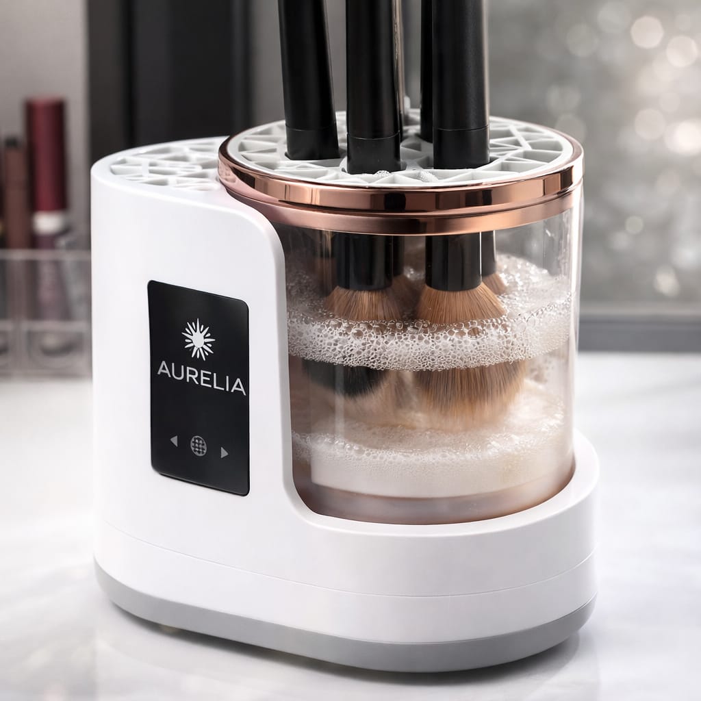 Automatic Makeup Brush Cleaner & Dryer – Aurelia Cura - AURELIA CURA