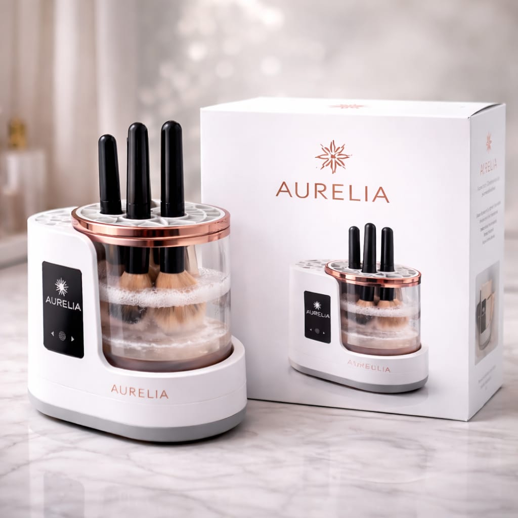 Automatic Makeup Brush Cleaner & Dryer – Aurelia Cura - AURELIA CURA