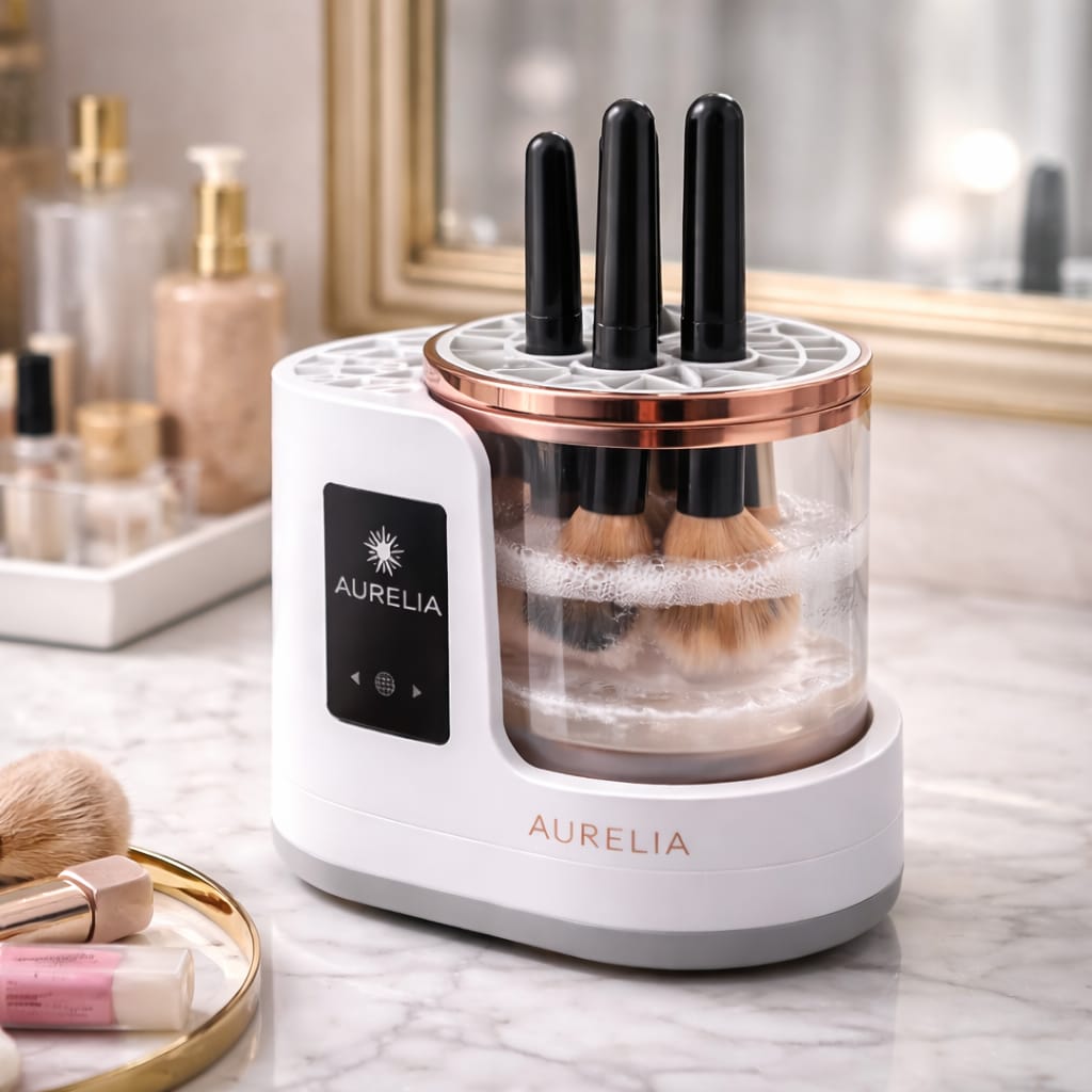 Automatic Makeup Brush Cleaner & Dryer – Aurelia Cura - AURELIA CURA